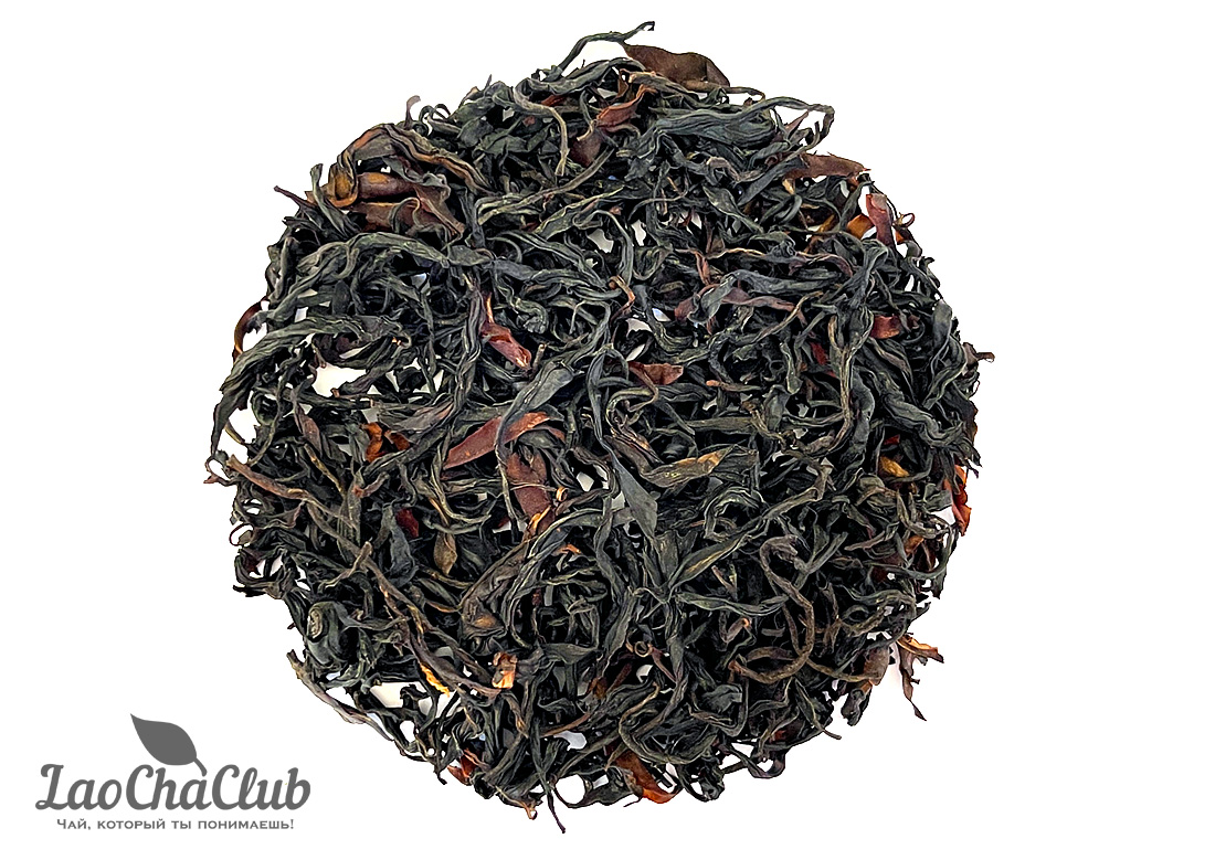 красный дикорастущий чай, е шэн лао шу хун ча, красный чай со старых деревьев